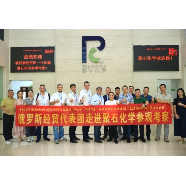 深化国际经贸合作，俄罗斯经贸代表团到访天顺娱乐化学考察交流